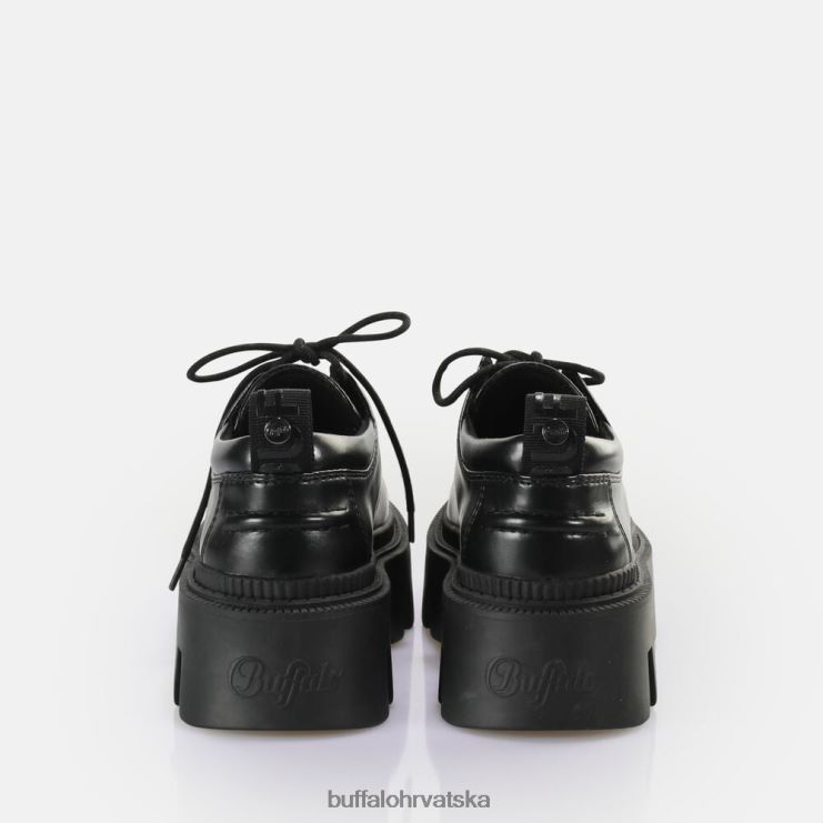 crno Buffalo flora laceup lo veganska mokasina |mokasinke TDD6T694